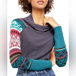 Free People Prism Fair Isle Thermal Sweater